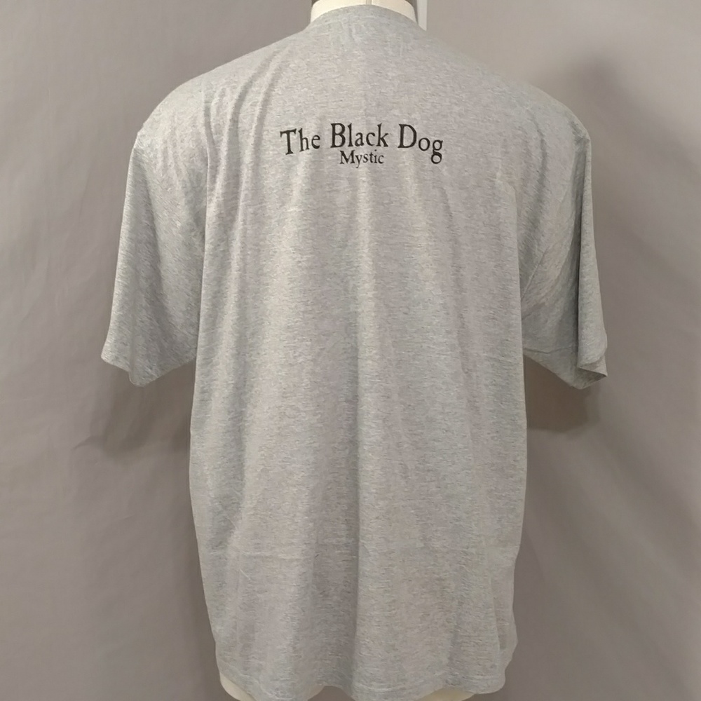 Black Dog XXL Heather Gray T Shirt Tee Mystic Bar Made in USA Chest 50" Unisex - Picture 2 of 6